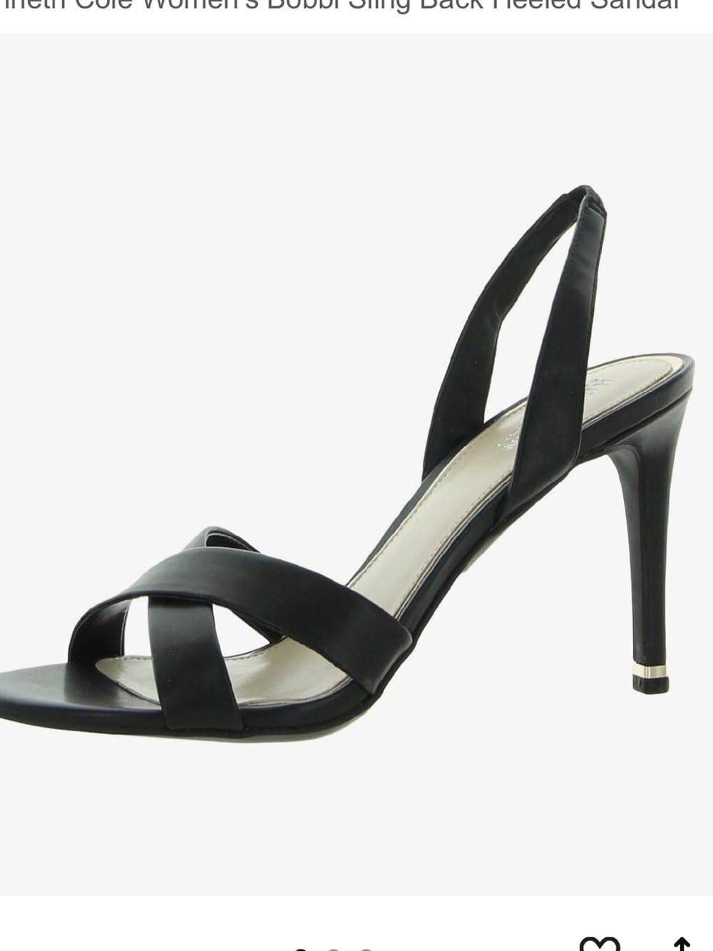 Kenneth Cole Reaction
Bobbi Slingback Heeled
Sandals Black 9M